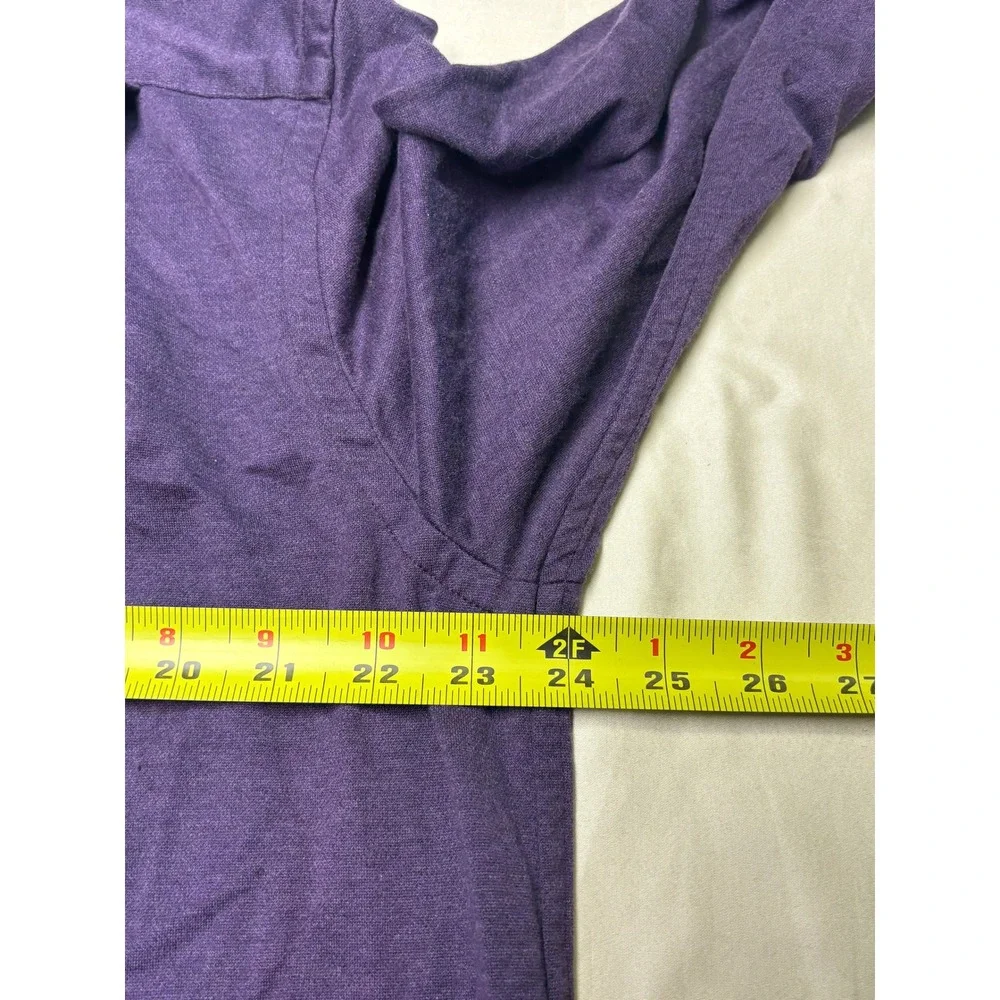 Polo Ralph Lauren Knit‎ Dress Shirt Mens XL Purple Cotton Long Sleeve Pony Logo